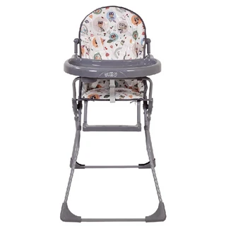 Стульчик для кормления Selby Совы 152 серый