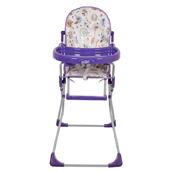 Стульчик для кормления Selby Совы 152 фиолетовый - фото 2