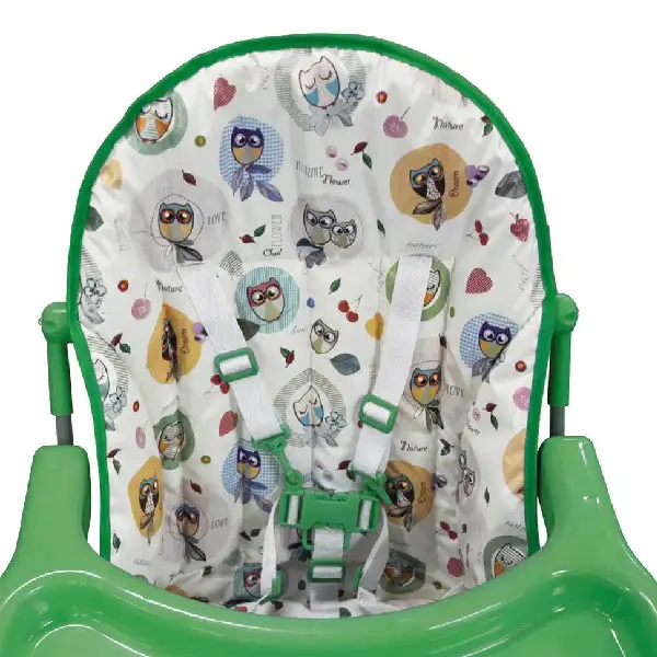 Стульчик для кормления Selby Совы зеленый - фото 2