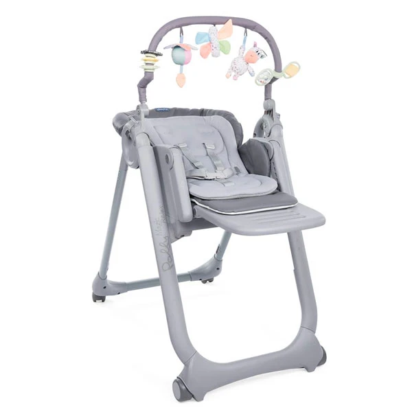 Стульчик для кормления Chicco Polly Magic Relax Graphite