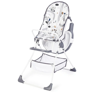 Стульчик для кормления Tomix Candy Cars Gray