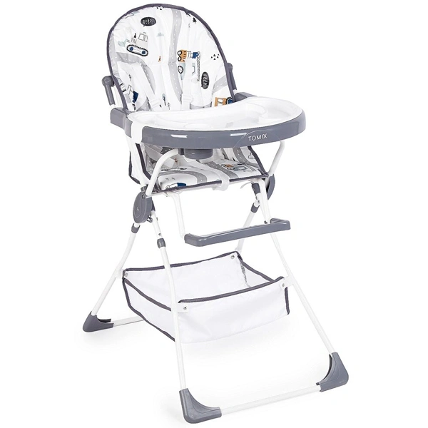 Стульчик для кормления Tomix Candy Cars Gray - фото 3