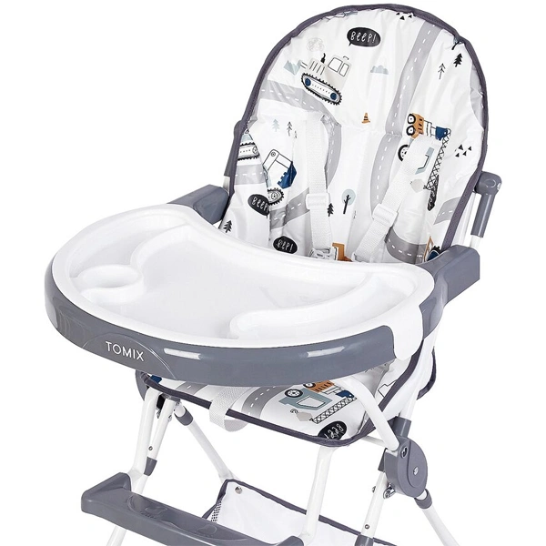 Стульчик для кормления Tomix Candy Cars Gray - фото 9