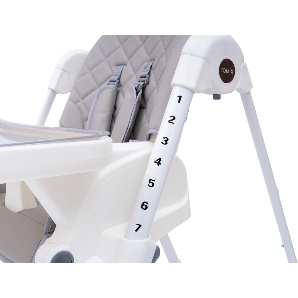 Стульчик для кормления-шезлонг Tomix Miracle Light grey - фото 13