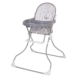 Стульчик для кормления Polini kids 152 Бегемотик Серый