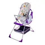 Стульчик для кормления Selby 252 Совы Фиолетовый - фото 3