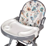 Стульчик для кормления Polini Kids 252 Совы Серый - фото 5