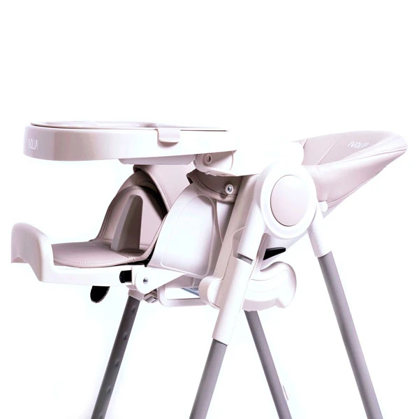 Стульчик для кормления Ivolia Q6 Light Grey - фото 4