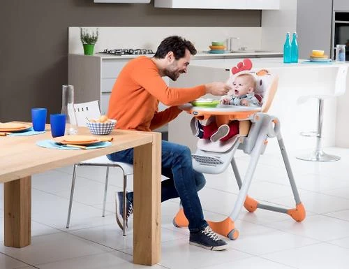 Стульчик для кормления Polly Chicco 2 Start Baby Elephant 4w - фото 2