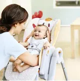 Стульчик для кормления Polly Chicco 2 Start Baby Elephant 4w - фото 3