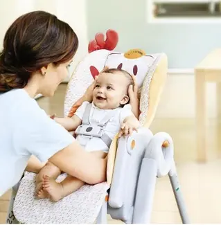 Стульчик для кормления Polly Chicco 2 Start Baby Elephant 4w