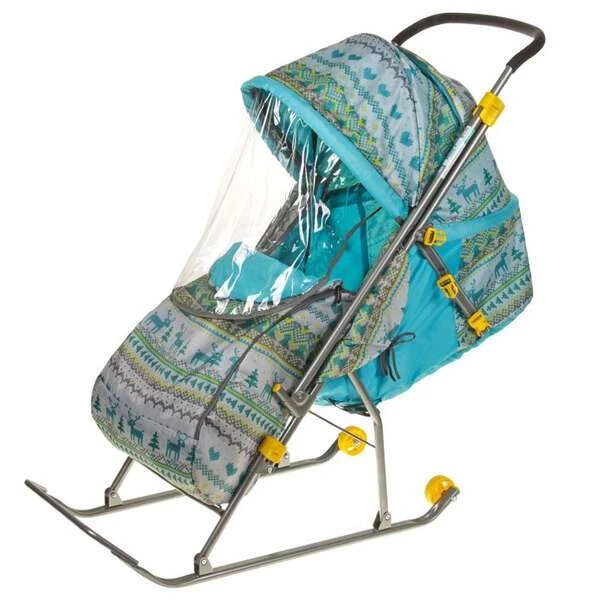 Санки-коляска Nika kids Умка 3. Вязаный узор (2505475)