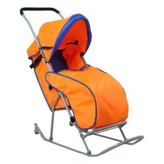 Санки детские прогулочные Деми Фея Метелица Люкс 1