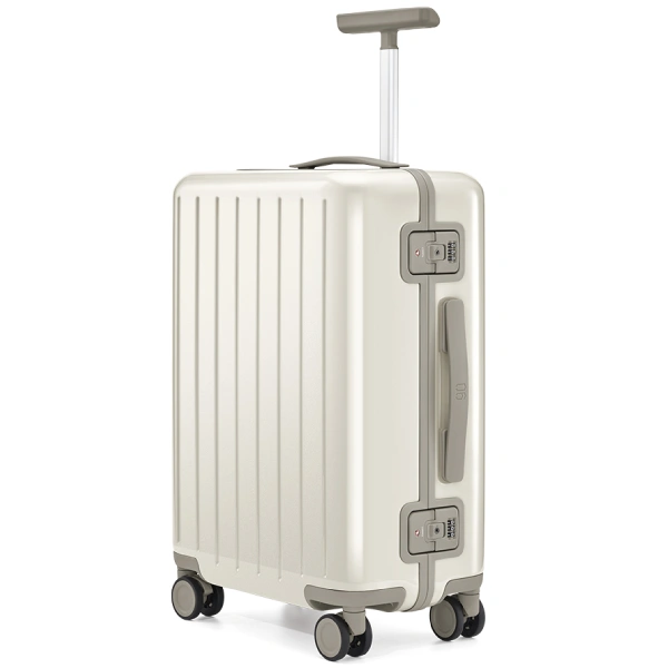 Чемодан Ninetygo Manhatton frame luggage Mocha 20'' 33 л. Beige