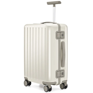 Чемодан Ninetygo Manhatton frame luggage Mocha 20'' 33 л. Beige