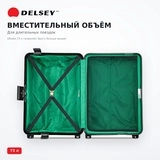 Чемодан Delsey B0376581000 COLOR BLOCK HARD 66 4DW TR CA Black - фото 3