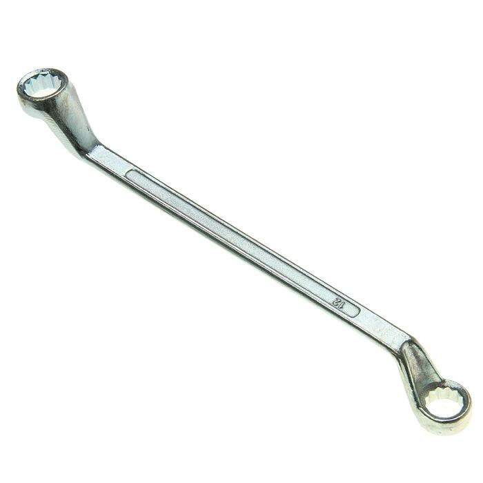 Ключ накидной коленчатый TUNDRA, хромированный, 12 х 13 мм 