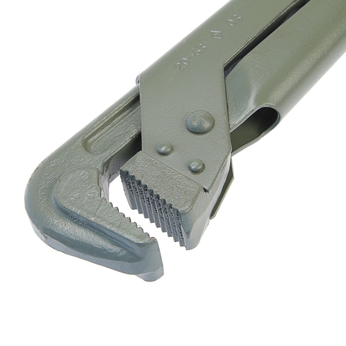 Ключ трубный "НИЗ", рычажный, №3, раскрытие губ 20-63 мм, 90°, прямые губы 