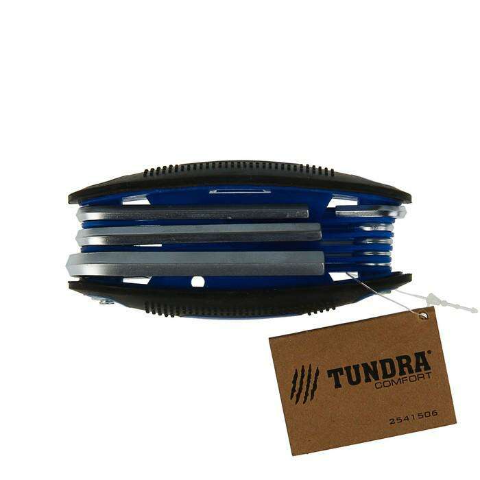 Набор ключей имбусовых TUNDRA comfort, складные, 1.5 - 8 мм 