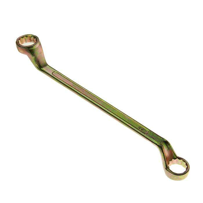 Ключ накидной коленчатый TUNDRA, желтый цинк, 20 х 22 мм 