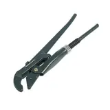 Ключ трубный рычажный TUNDRA, полукруглый зажим 45°, раскрытие до 30 мм, №0, 3/4" 