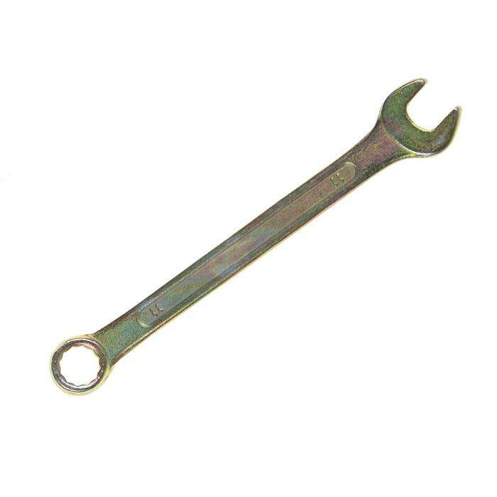 Ключ комбинированный TUNDRA, желтый цинк, 11 мм 