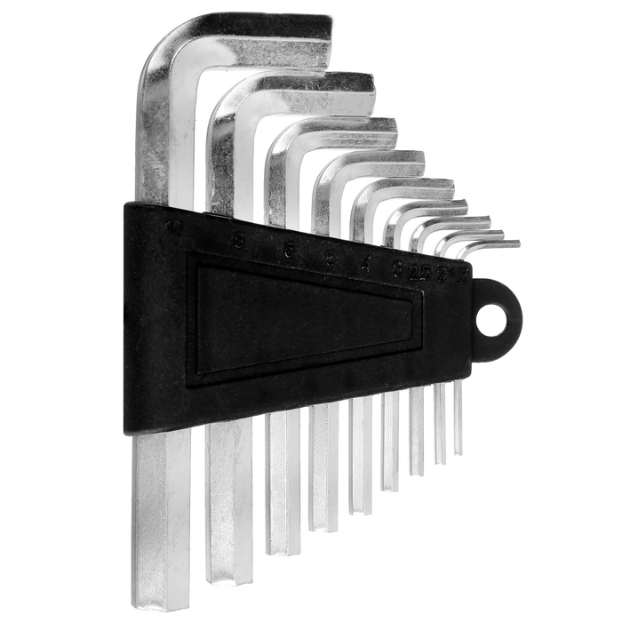 Набор ключей шестигранных LOM, 1.5 - 10 мм, 9 шт. 