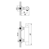 Термостат для душа Lemark Thermo LM7733C  - фото 2