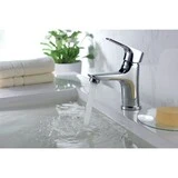 Смеситель для умывальника Rossinka RS31-11, одноручный, монолитный, цвет хром  - фото 2