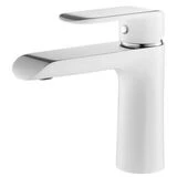 Смеситель для раковины IDDIS Calipso, CALSB00i01, белый/хром 