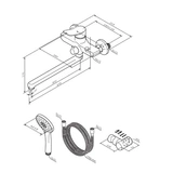 Смеситель для ванны и душа AM.PM X-Joy F85A95000 - фото 2