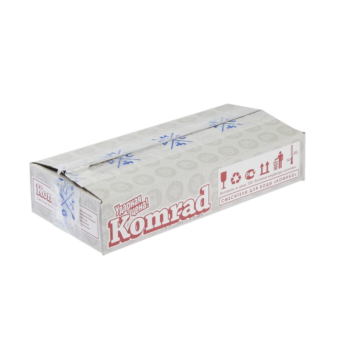 Смеситель для кухни KOMRAD/BRAVO S11-271F-K-2, двухвентильный, хром 