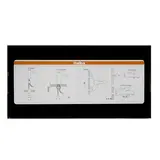 Смеситель для кухни Haiba HB70074, однорычажный, на гайке, хром 