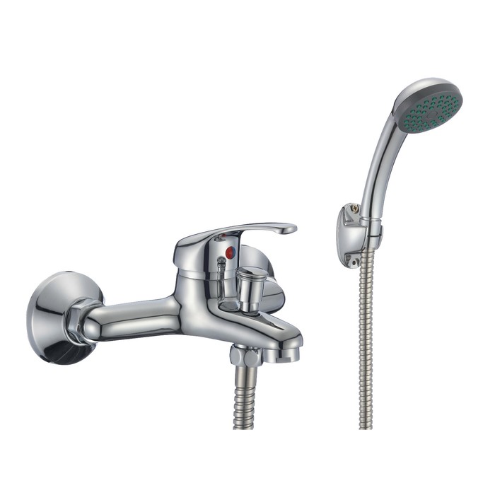 Смеситель для ванны и душа Eleanti ELT3030, однорычажный, шланг, лейка ...