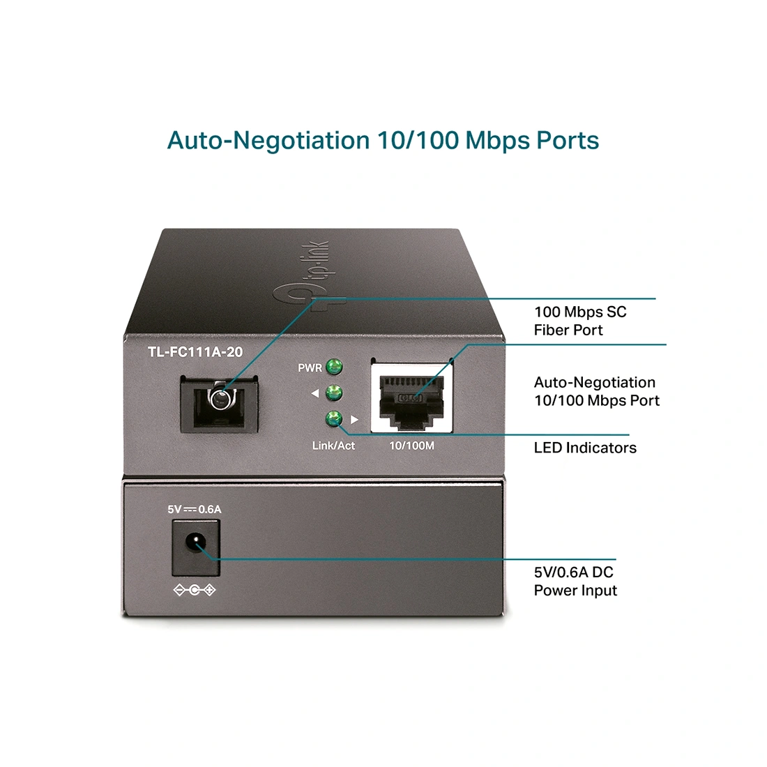 Медиаконвертер TP-Link FC111A-20  - фото 3