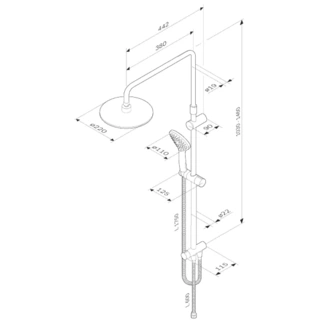 Душевая система AM.PM Gem F0790022