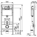 Модуль для установки унитаза Tece K400400 - фото 3