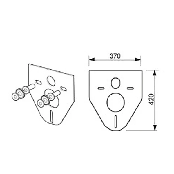 Модуль для установки унитаза Tece K400626 - фото 4