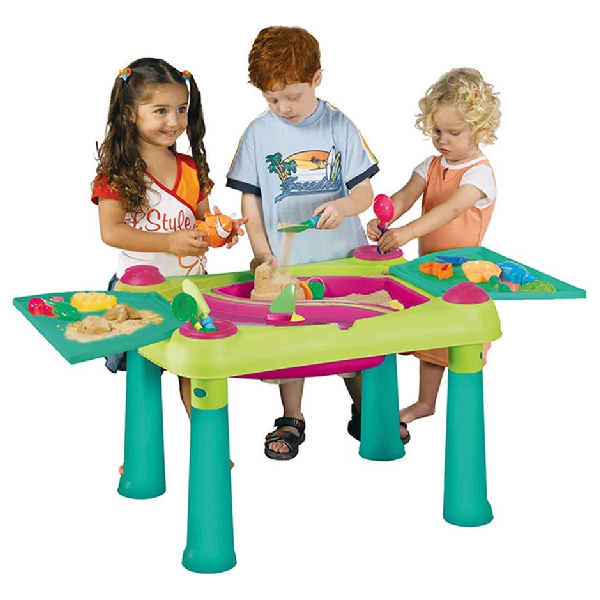 Стол для детского творчества Keter Creative зеленый/фиолетовый