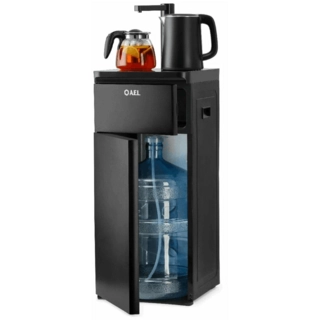 Кулер для воды AEL с чайным столиком Тиабар 53a LK AEL Black - фото 2