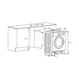 Встраиваемая стиральная машина Hansa WHE1206BI - фото 2