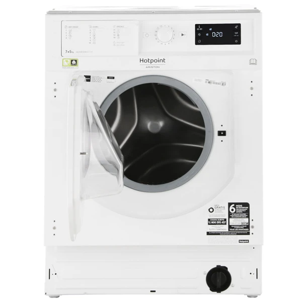 Встраиваемая стирально-сушильная машина Hotpoint-Ariston BI WDHG 75148 EU - фото 2