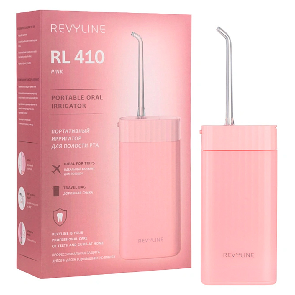 Портативный ирригатор Revyline RL 410 Pink