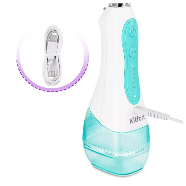 Ирригатор для полости рта Kitfort КТ-2920-1 White/Blue - фото 4