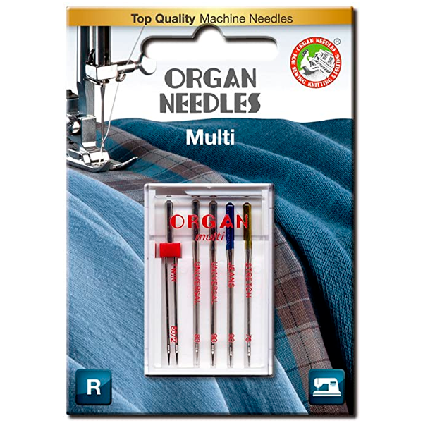 Иглы для швейных машин Organ Multi Blister Универсальные 5