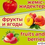 Детская книга Аруна Жеміс-жидек/Фрукты и ягоды/Friuts and berries