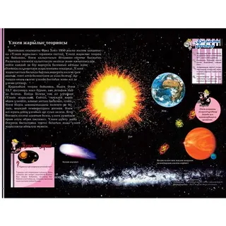 Детская книга Аруна Жер және ғарыш (Земля и космос)