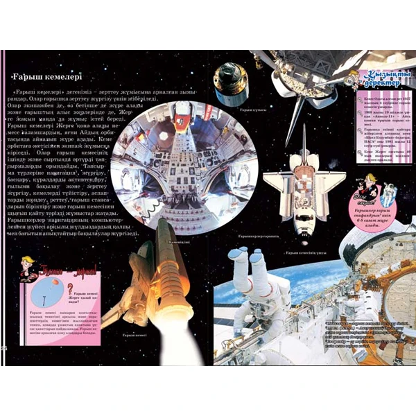 Детская книга Аруна Жер және ғарыш (Земля и космос) - фото 4