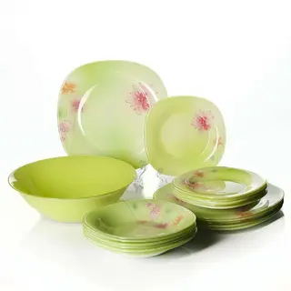 Столовый набор Luminarc J1925 Angel Green (19 предметов)