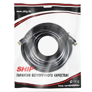 Интерфейсный кабель HDMI-HDMI SHIP SH6031-15P 30В Пол. пакет HDMI (m) - HDMI (m) 15м (SH6031-15P)